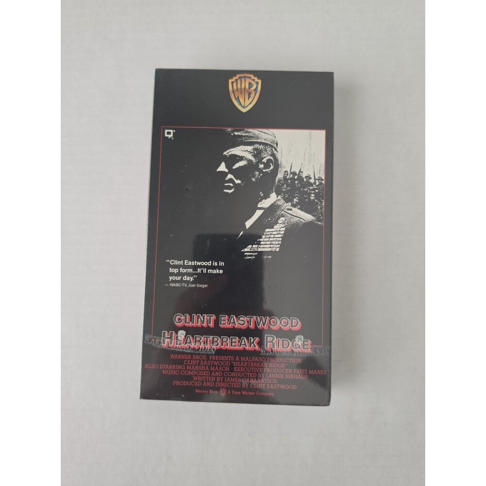 Heartbreak Ridge (VHS 1986-1990) Clint Eastwood NEW SEALED